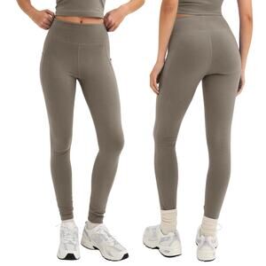 MATE the Label Organic Stretch Pocket Legging Pebble S NWOT $108